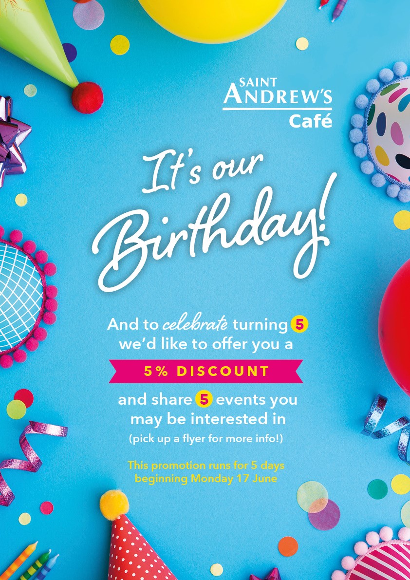 Café 5th Birthday