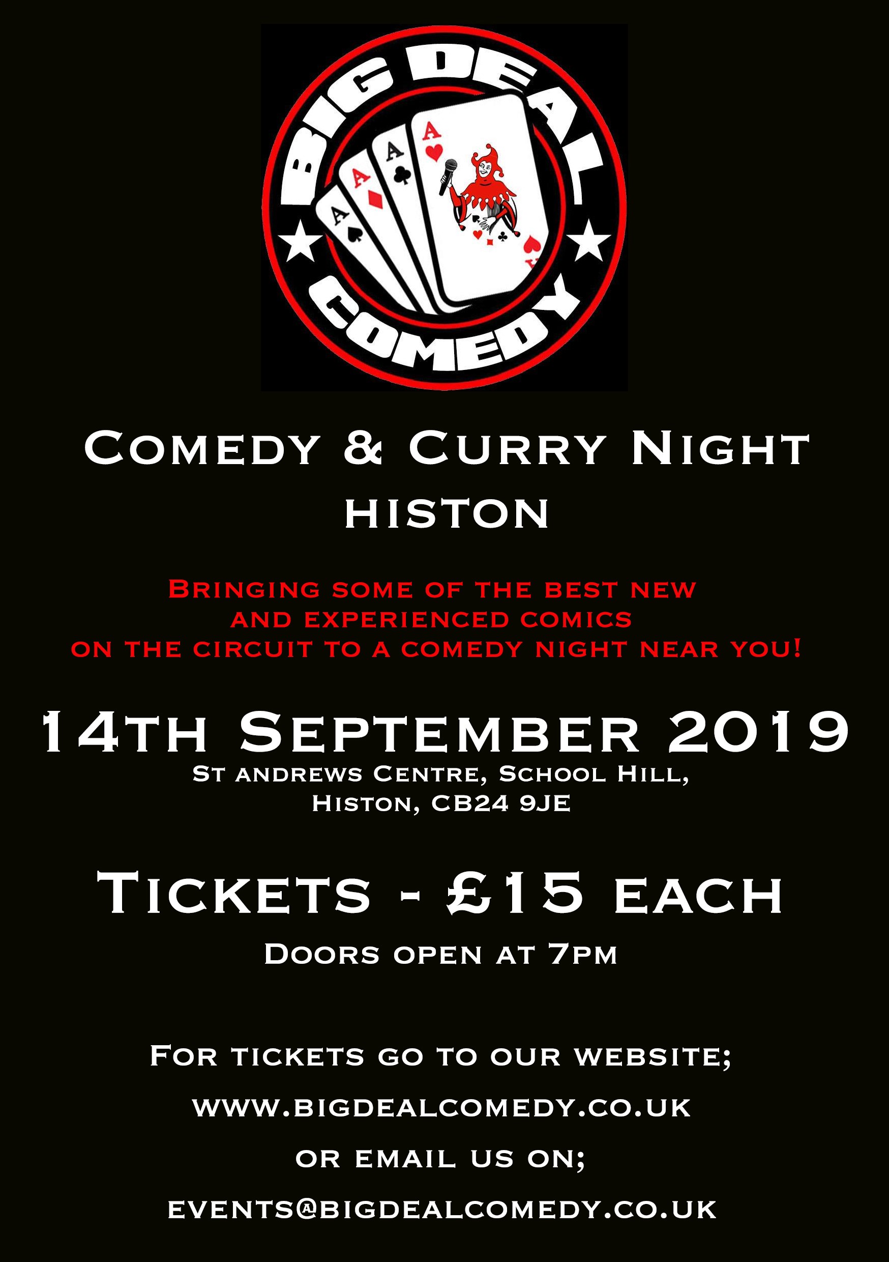 Comedy & Curry Night